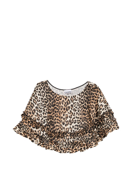 Ganni Ganni Nylon mini skirt