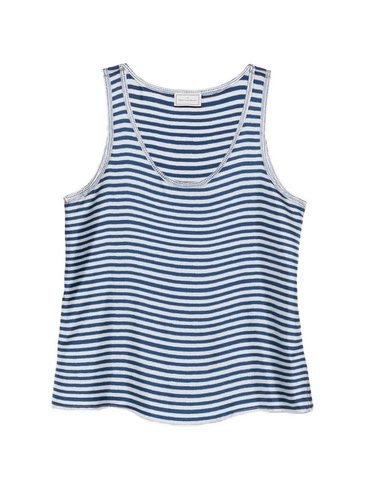 Pierre Louis Mascia Pierre Louis Mascia Striped silk tank top