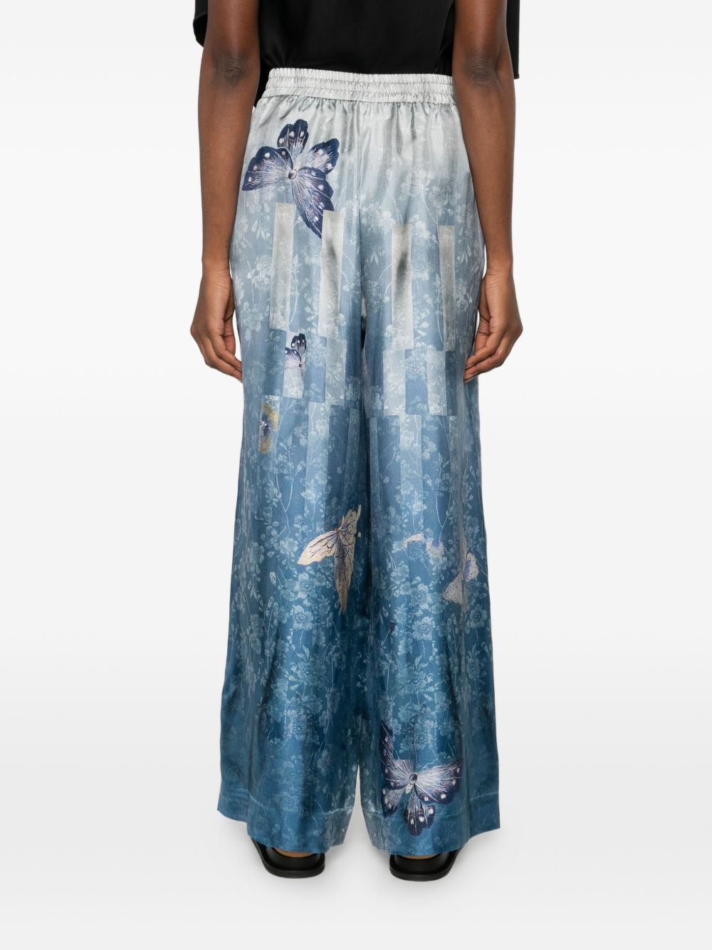 Pierre Louis Mascia Pierre Louis Mascia Printed silk trousers
