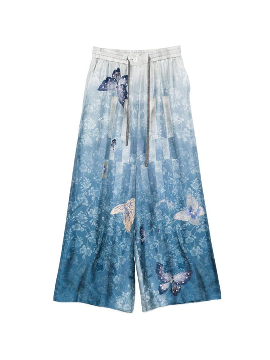 Pierre Louis Mascia Pierre Louis Mascia Printed silk trousers