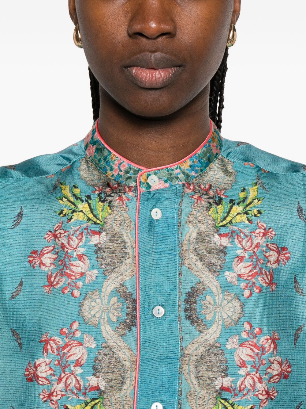 Pierre Louis Mascia Pierre Louis Mascia Printed silk shirt