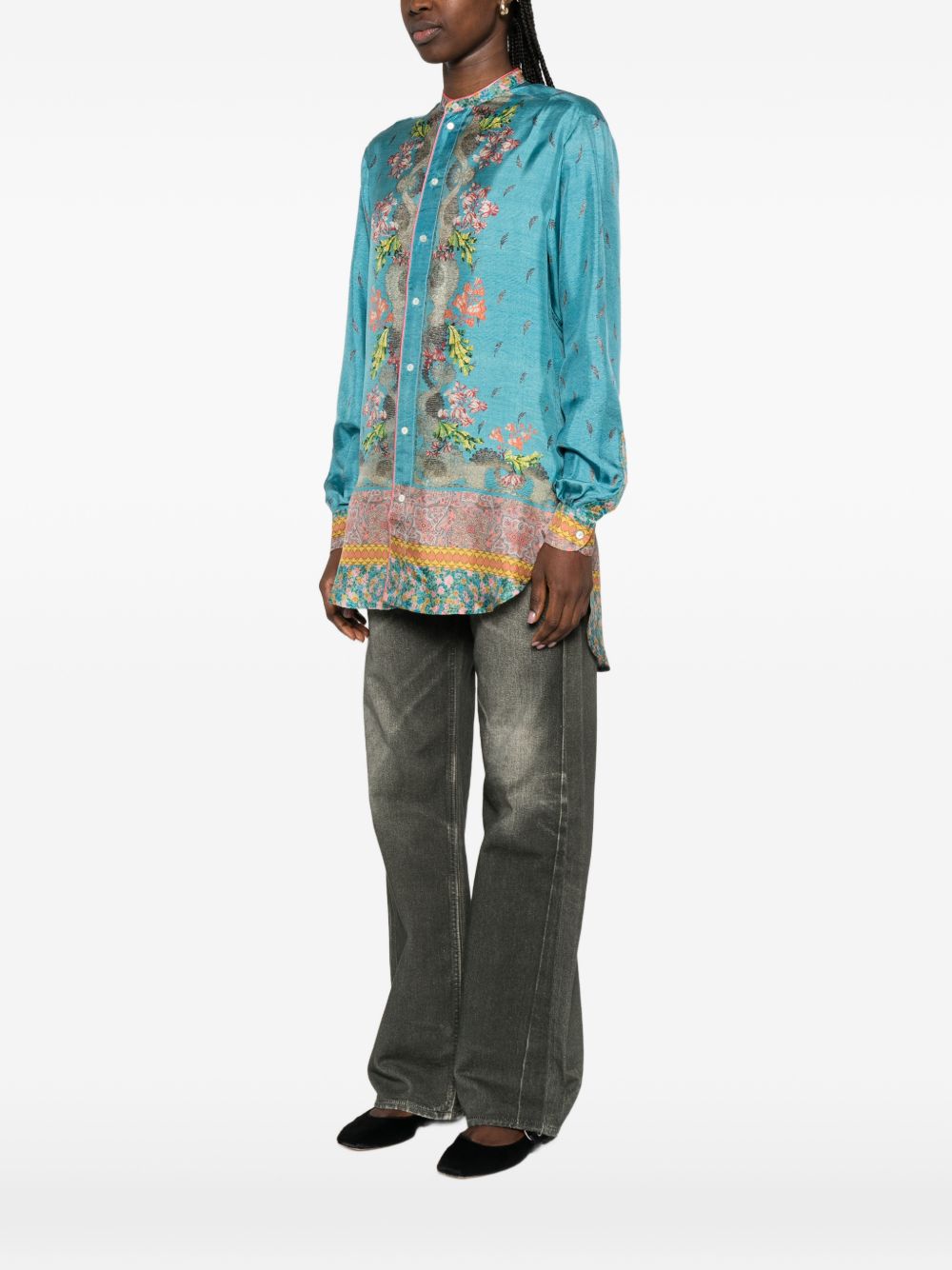 Pierre Louis Mascia Pierre Louis Mascia Printed silk shirt