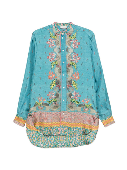 Pierre Louis Mascia Pierre Louis Mascia Printed silk shirt