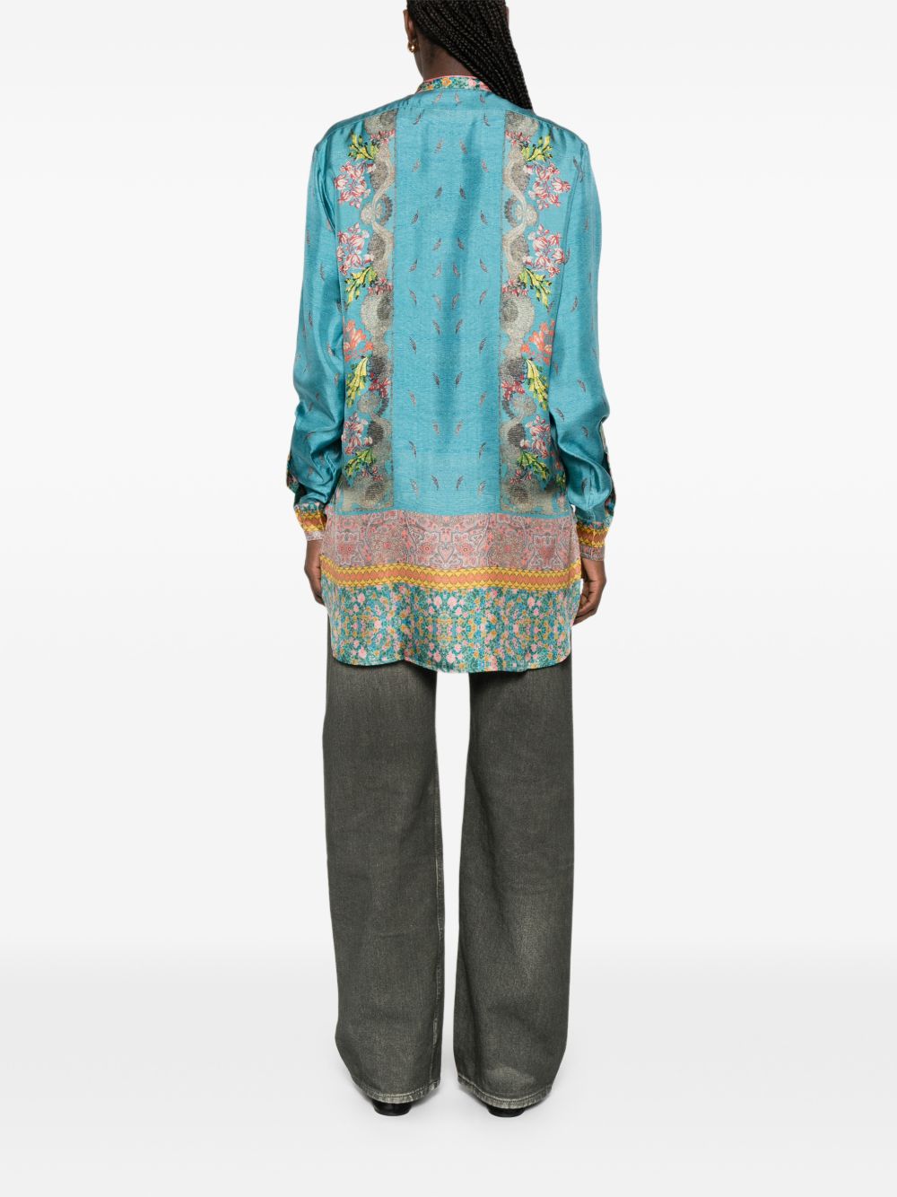 Pierre Louis Mascia Pierre Louis Mascia Printed silk shirt