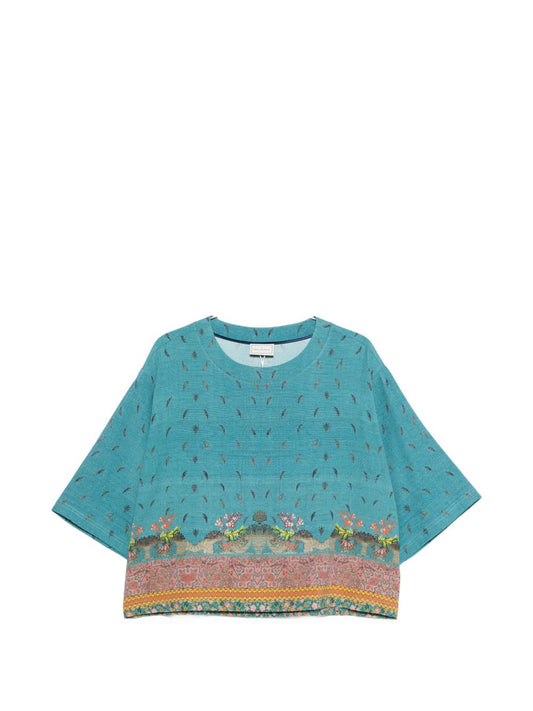 Pierre Louis Mascia Pierre Louis Mascia Printed silk blouse