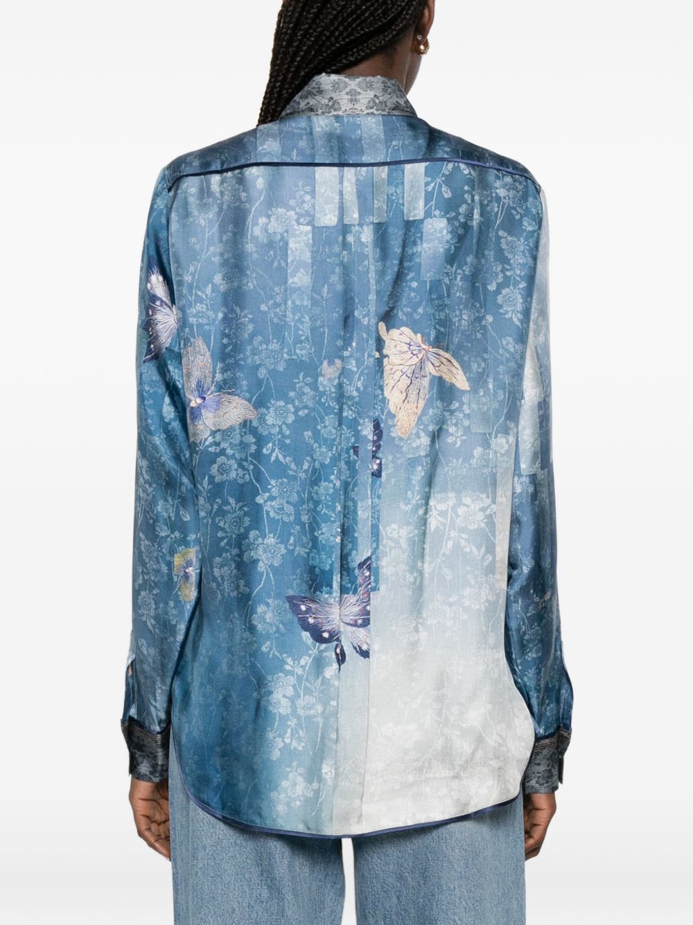 Pierre Louis Mascia Pierre Louis Mascia Printed silk shirt