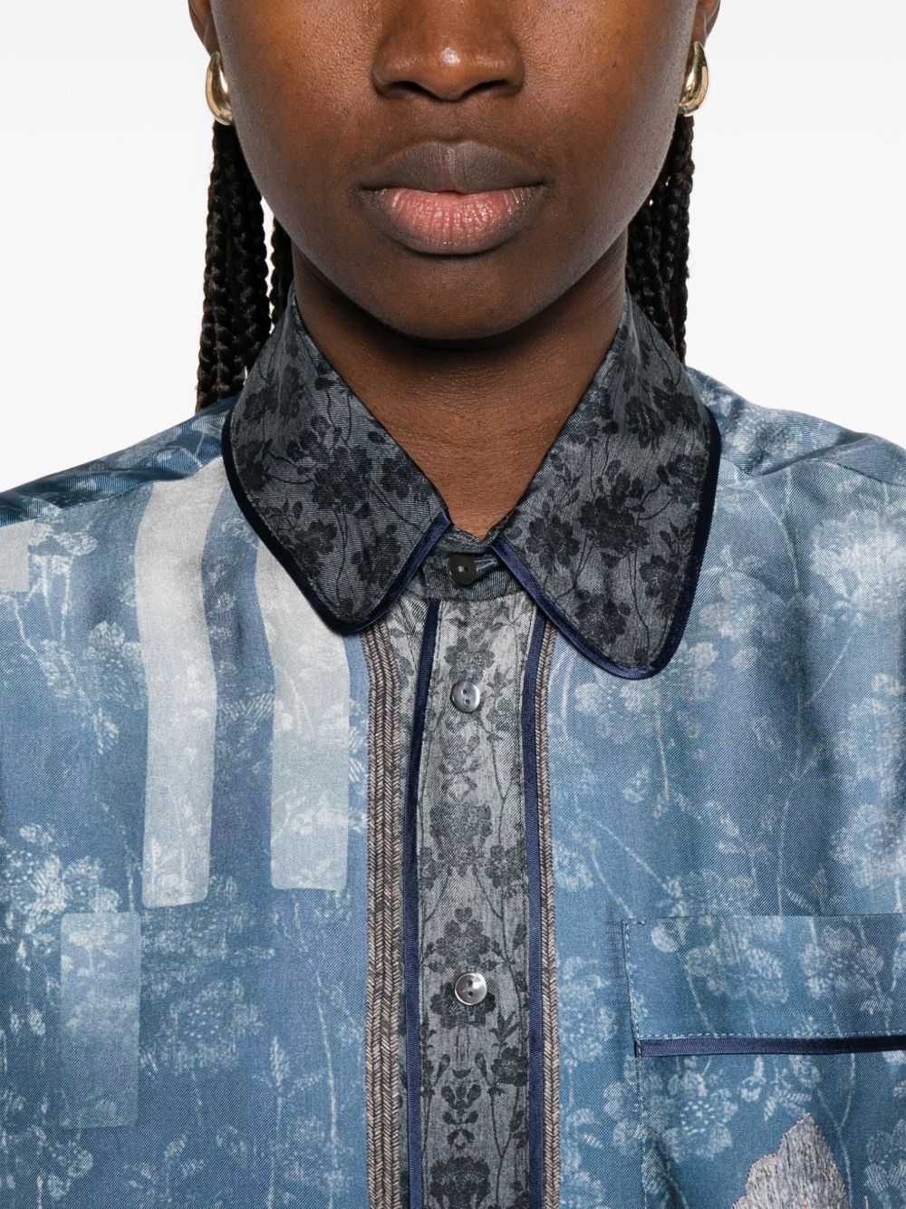 Pierre Louis Mascia Pierre Louis Mascia Printed silk shirt