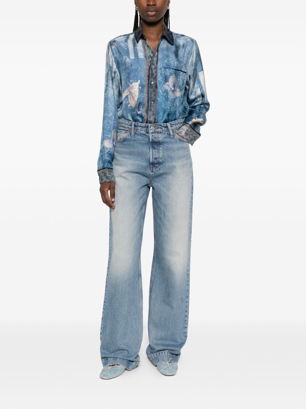 Pierre Louis Mascia Pierre Louis Mascia Printed silk shirt