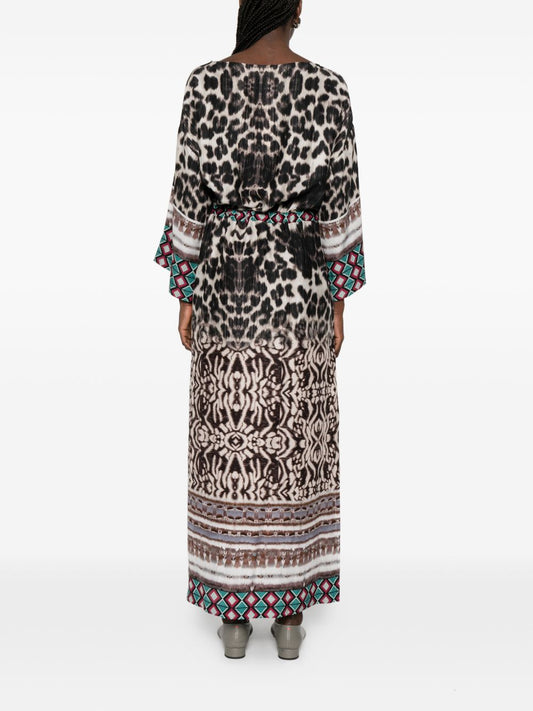 Pierre Louis Mascia Printed silk dress