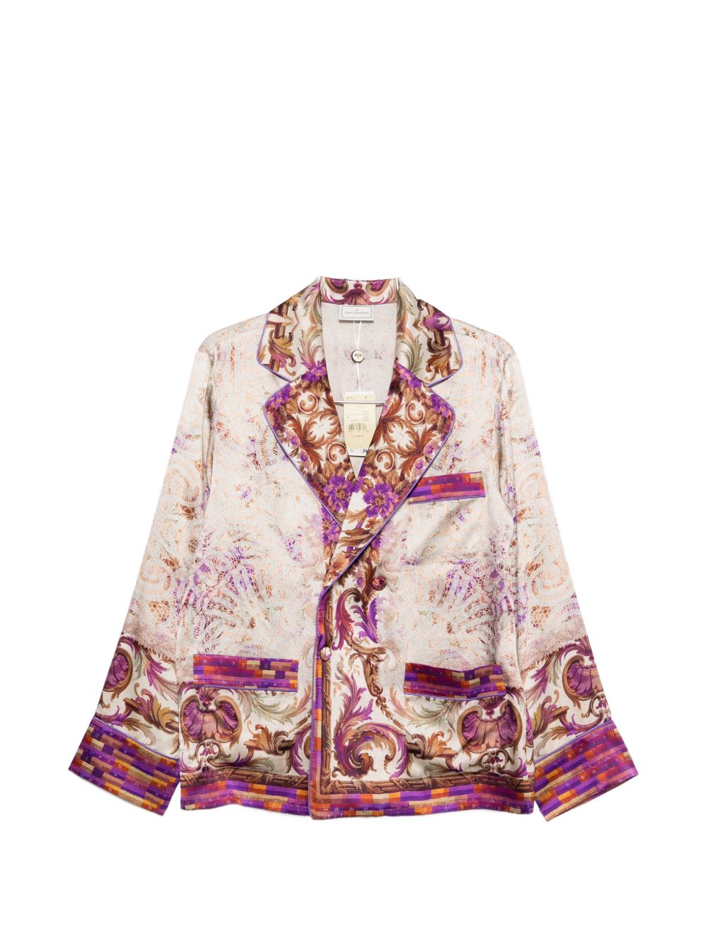 Pierre Louis Mascia Pierre Louis Mascia Printed silk jacket