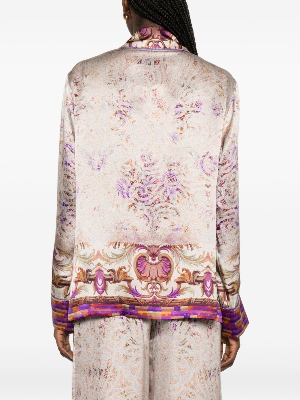 Pierre Louis Mascia Pierre Louis Mascia Printed silk jacket