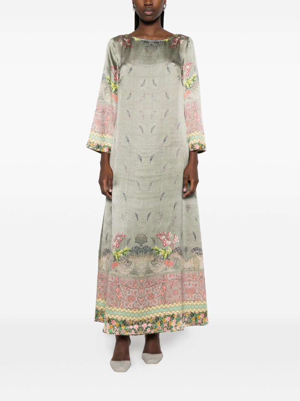 Pierre Louis Mascia Pierre Louis Mascia Printed silk dress