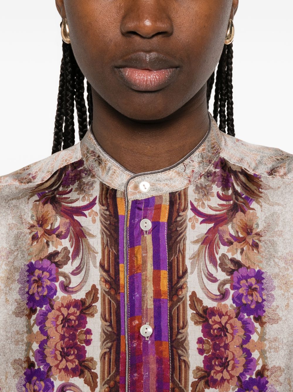 Pierre Louis Mascia Pierre Louis Mascia Printed silk shirt
