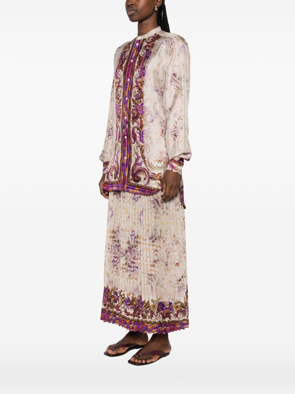 Pierre Louis Mascia Pierre Louis Mascia Printed silk shirt