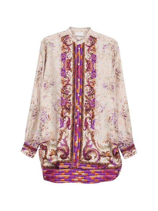 Pierre Louis Mascia Pierre Louis Mascia Printed silk shirt