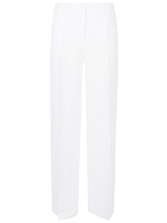 Via Masini 80 Via Masini 80 Linen wide-leg trousers