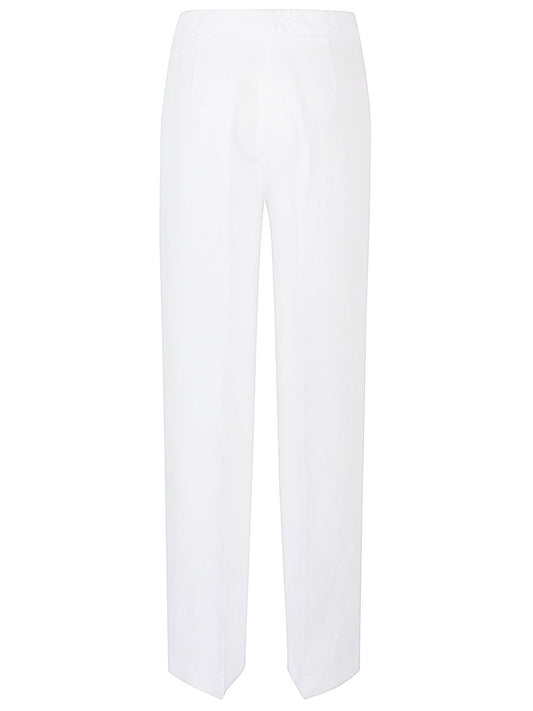 Via Masini 80 Linen wide-leg trousers
