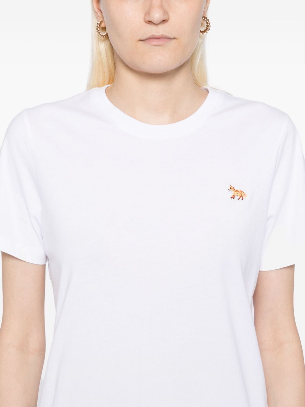 Maison Kitsuné Maison Kitsuné Maison KitsunÃ© Baby Fox cotton t-shirt