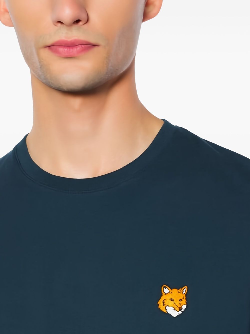 Maison Kitsuné Maison Kitsuné logo-patch t-shirt
