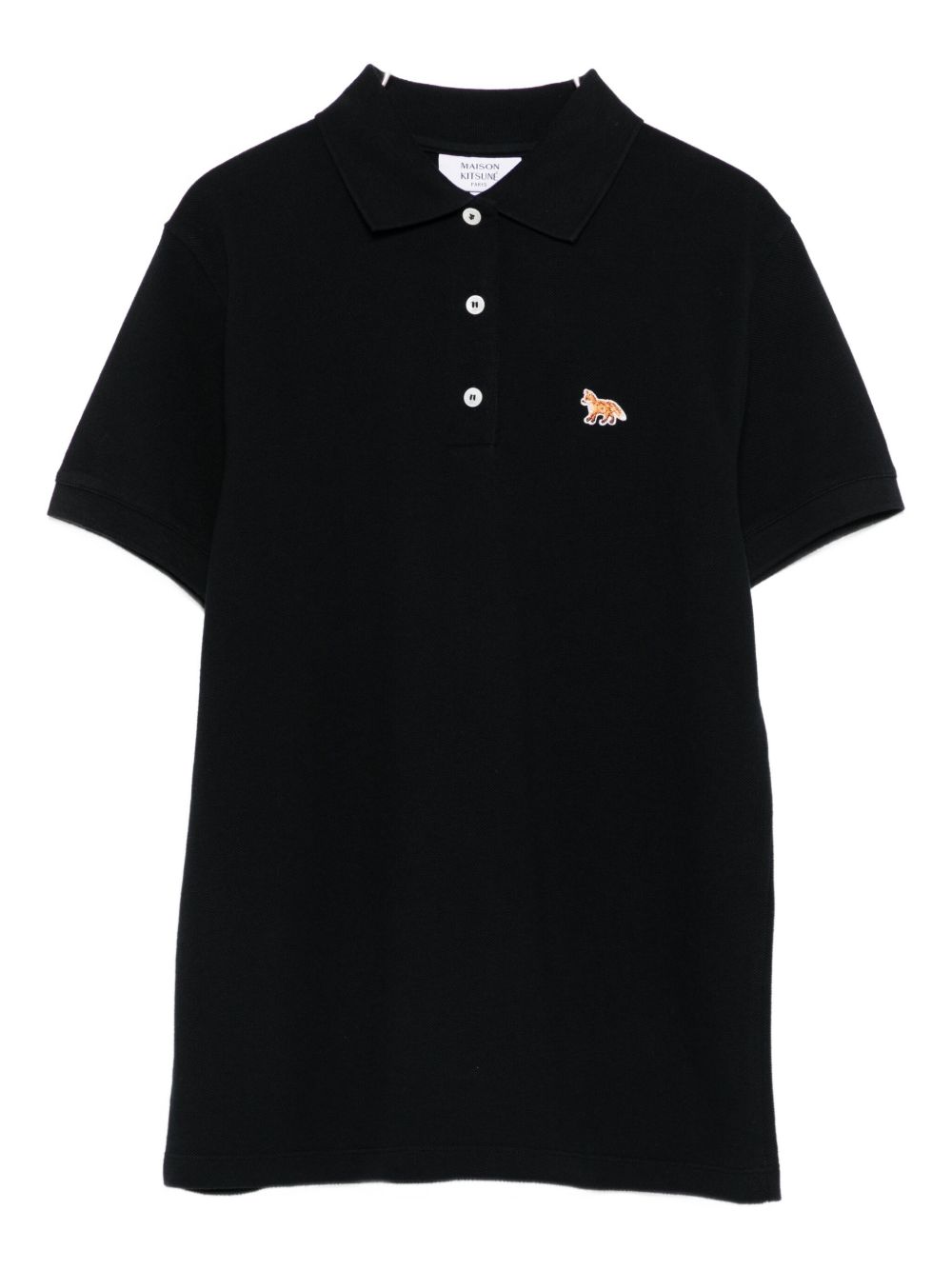 Maison Kitsuné Maison Kitsuné Maison KitsunÃ© Baby Fox cotton polo shirt