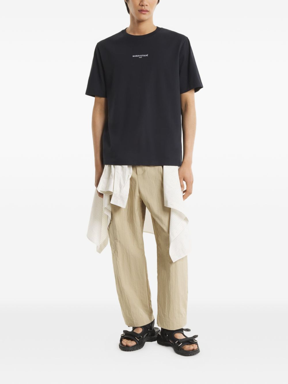 Maison Kitsuné Maison Kitsuné Logo cotton t-shirt