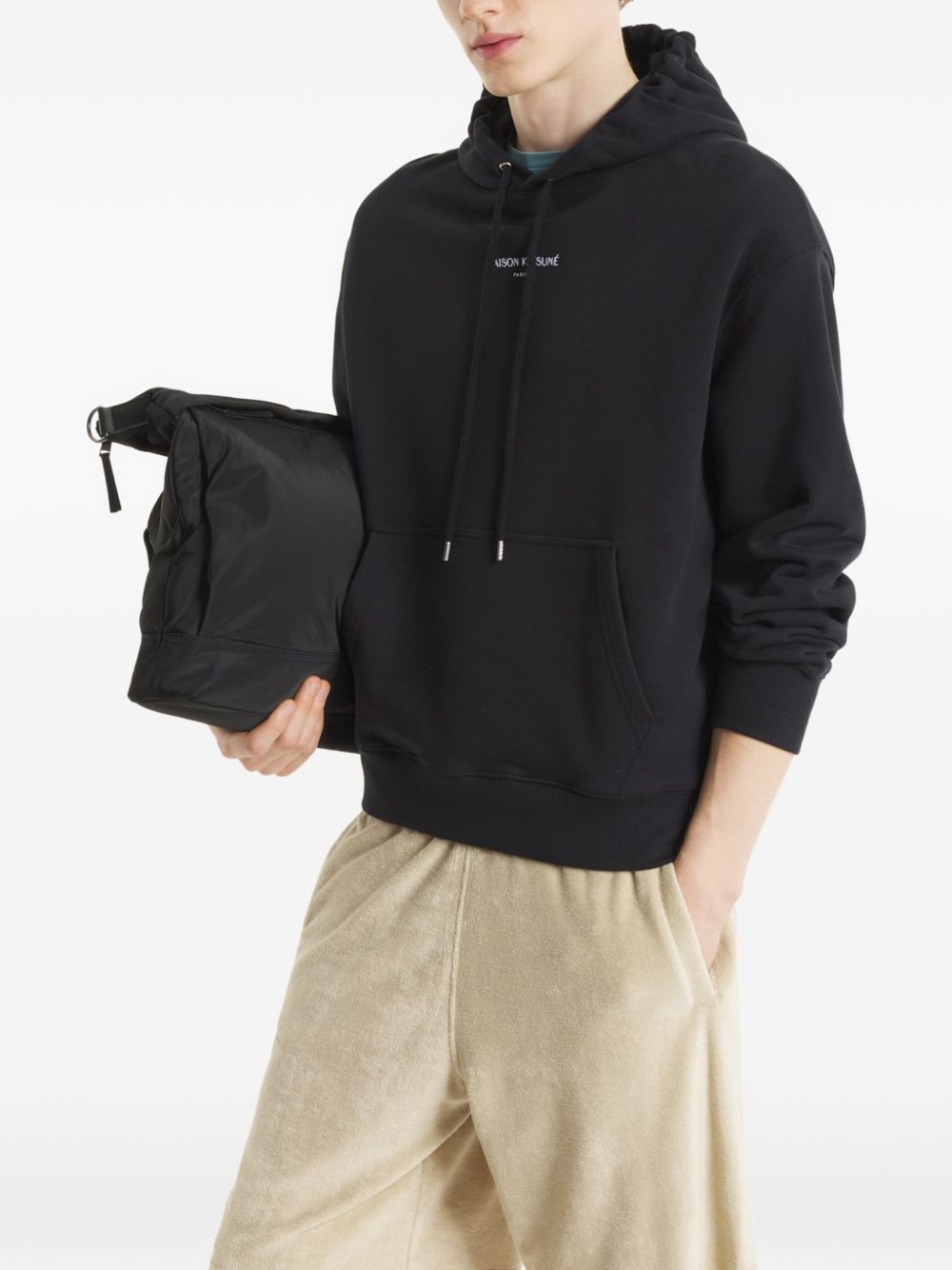 Maison Kitsuné Maison Kitsuné Logo cotton hoodie