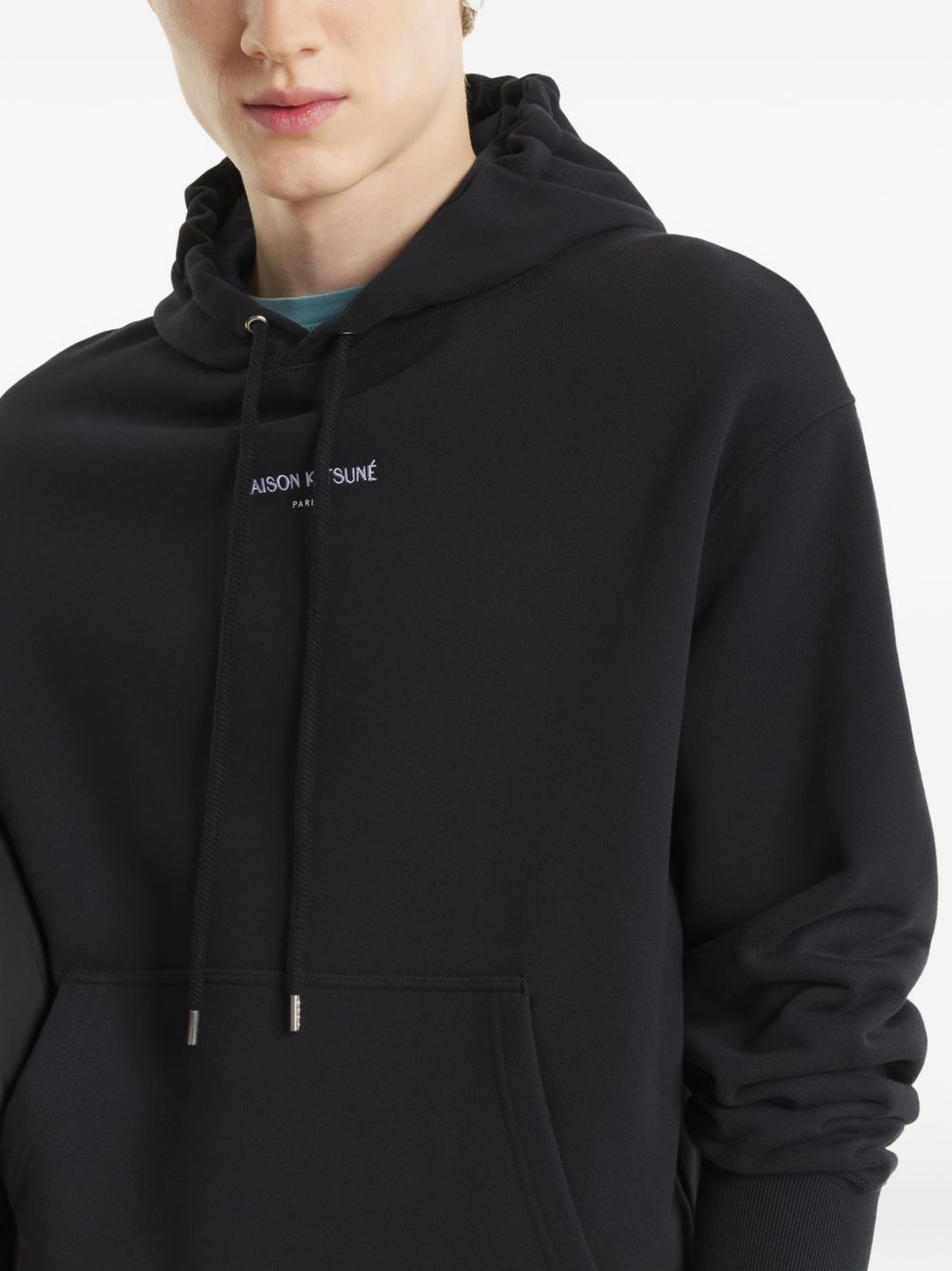 Maison Kitsuné Maison Kitsuné Logo cotton hoodie