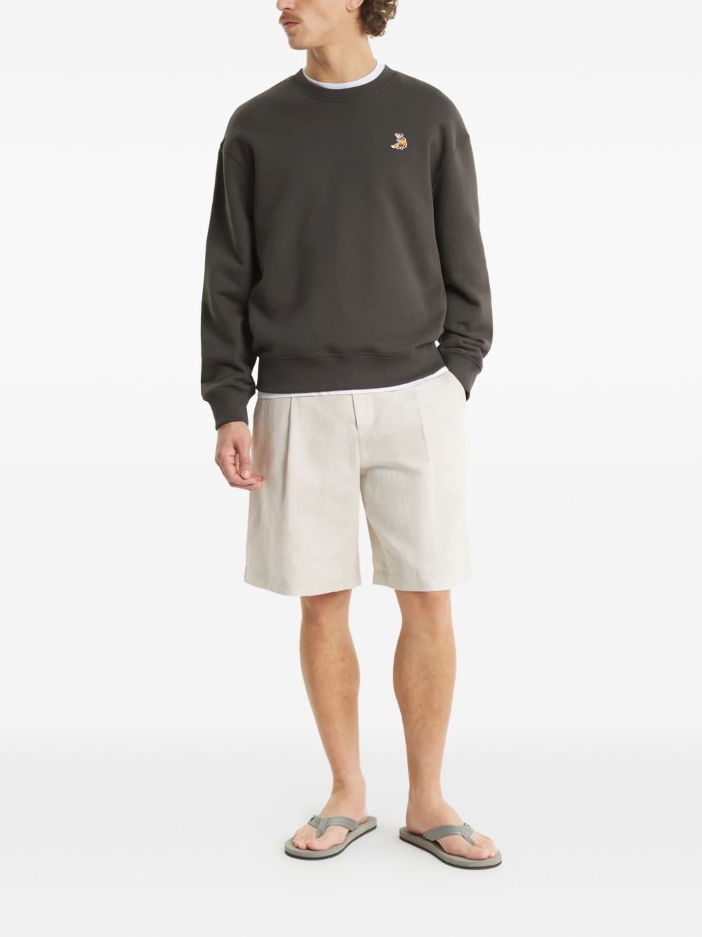Maison Kitsuné Maison Kitsuné Dreaming Fox cotton sweatshirt