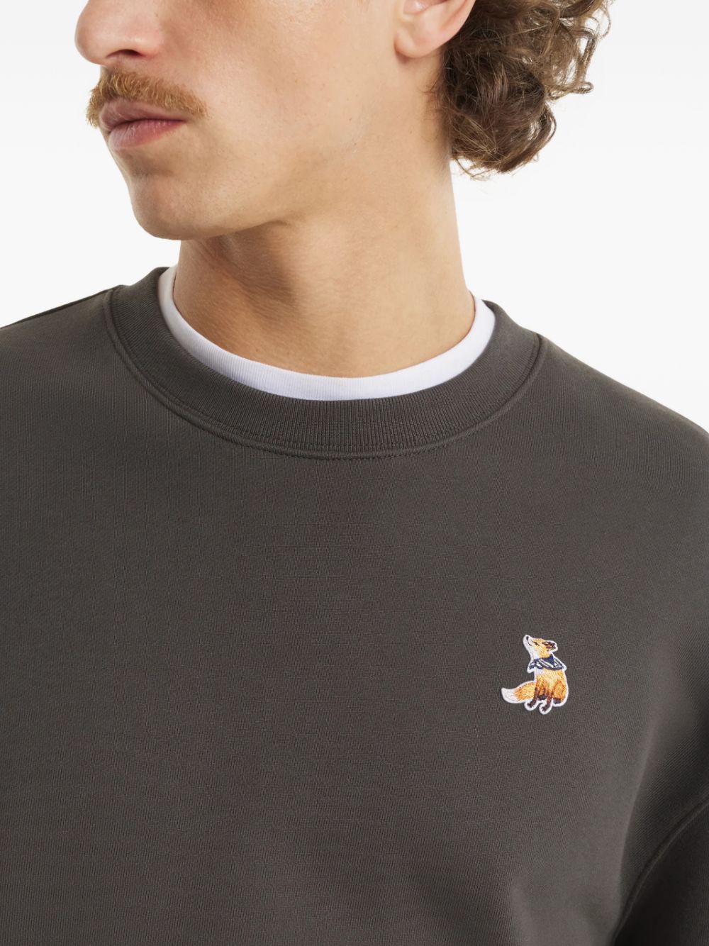 Maison Kitsuné Maison Kitsuné Dreaming Fox cotton sweatshirt
