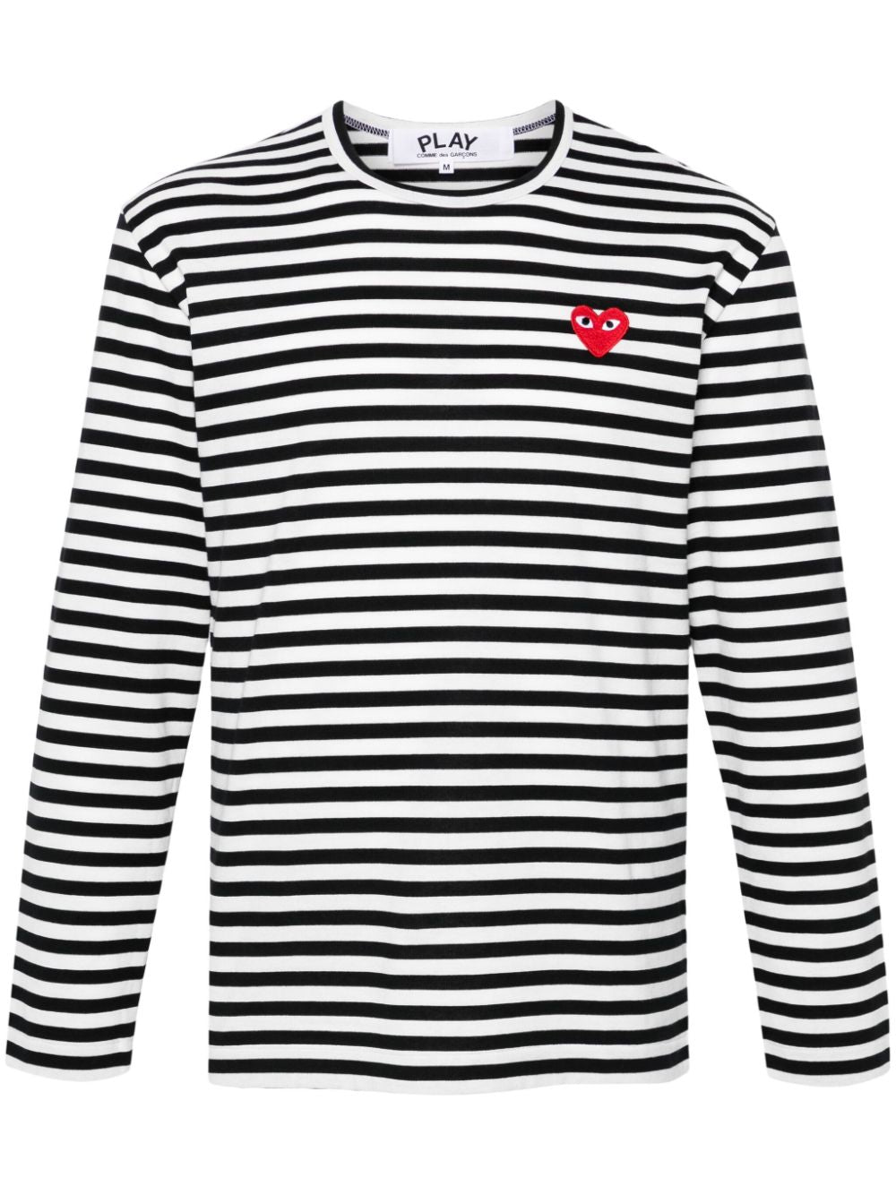 Comme Des Garcons Comme Des Garcons Comme Des GarÃ§ons Striped cotton t-shirt