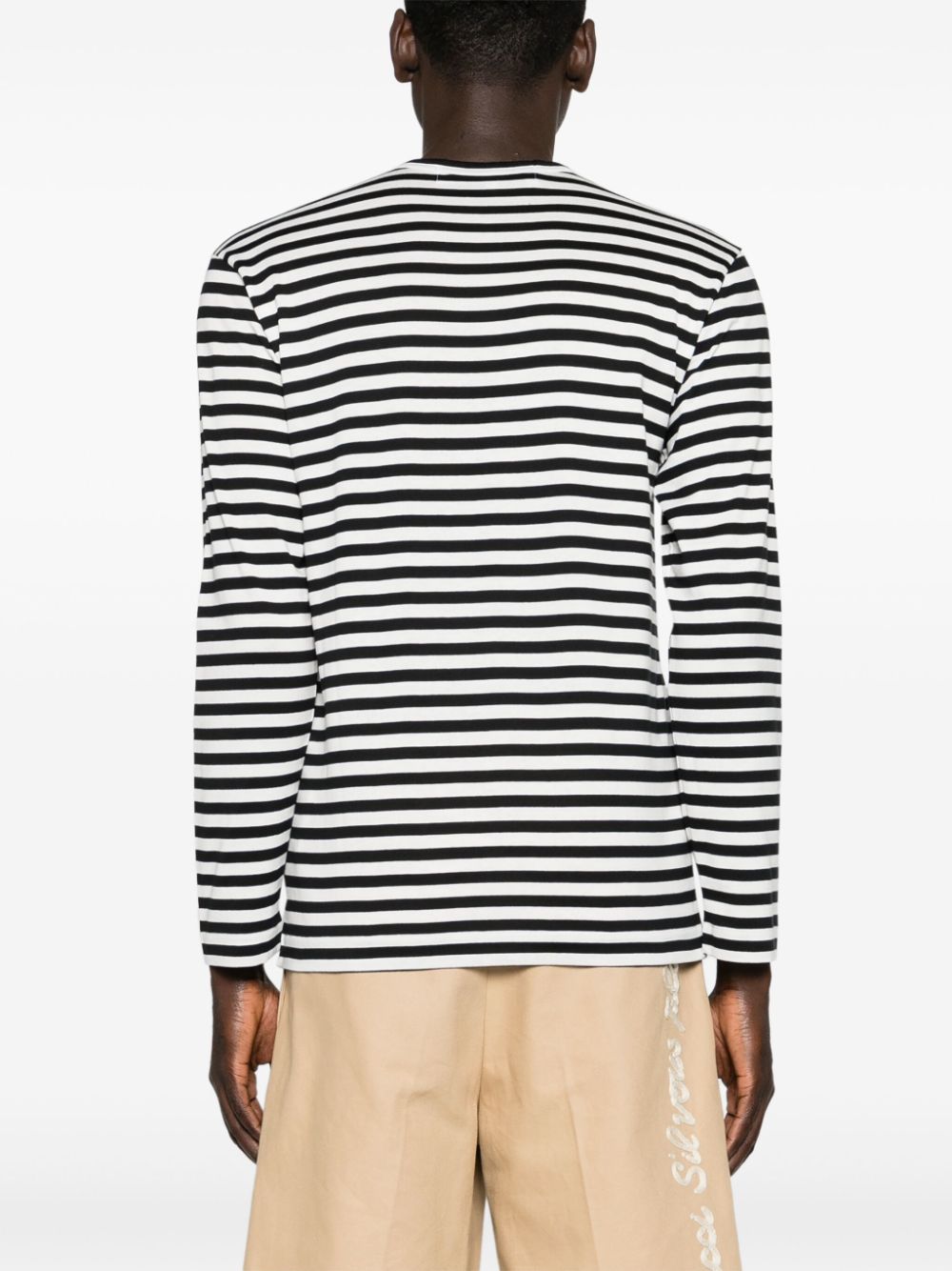 Comme Des Garcons Comme Des Garcons Comme Des GarÃ§ons Striped cotton t-shirt