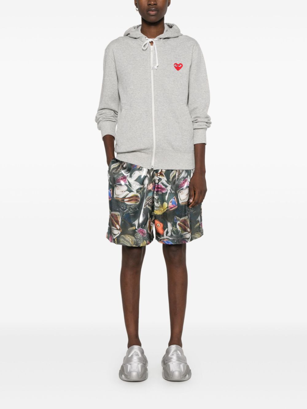 Comme Des Garcons Comme Des Garcons Comme Des GarÃ§ons Cotton zipped hoodie