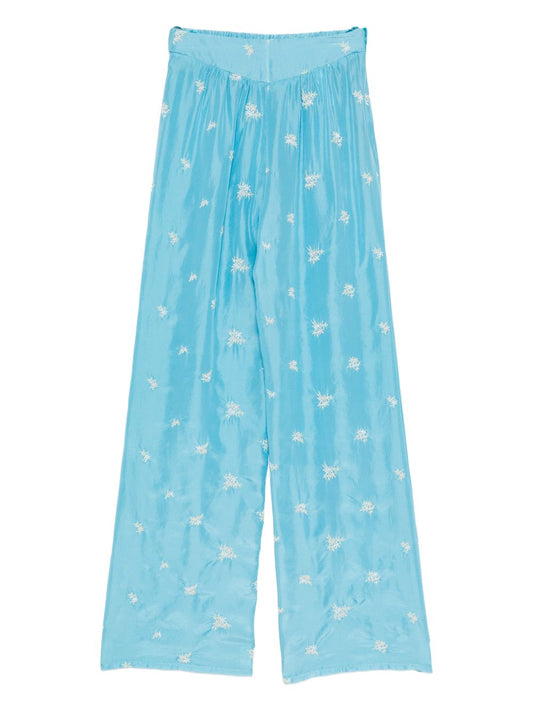 Forte Forte Embroidered silk trousers