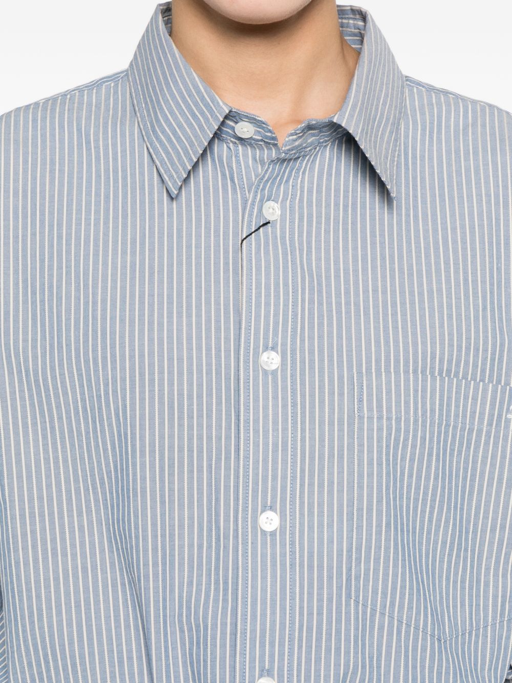 Dunst Dunst Striped cotton shirt