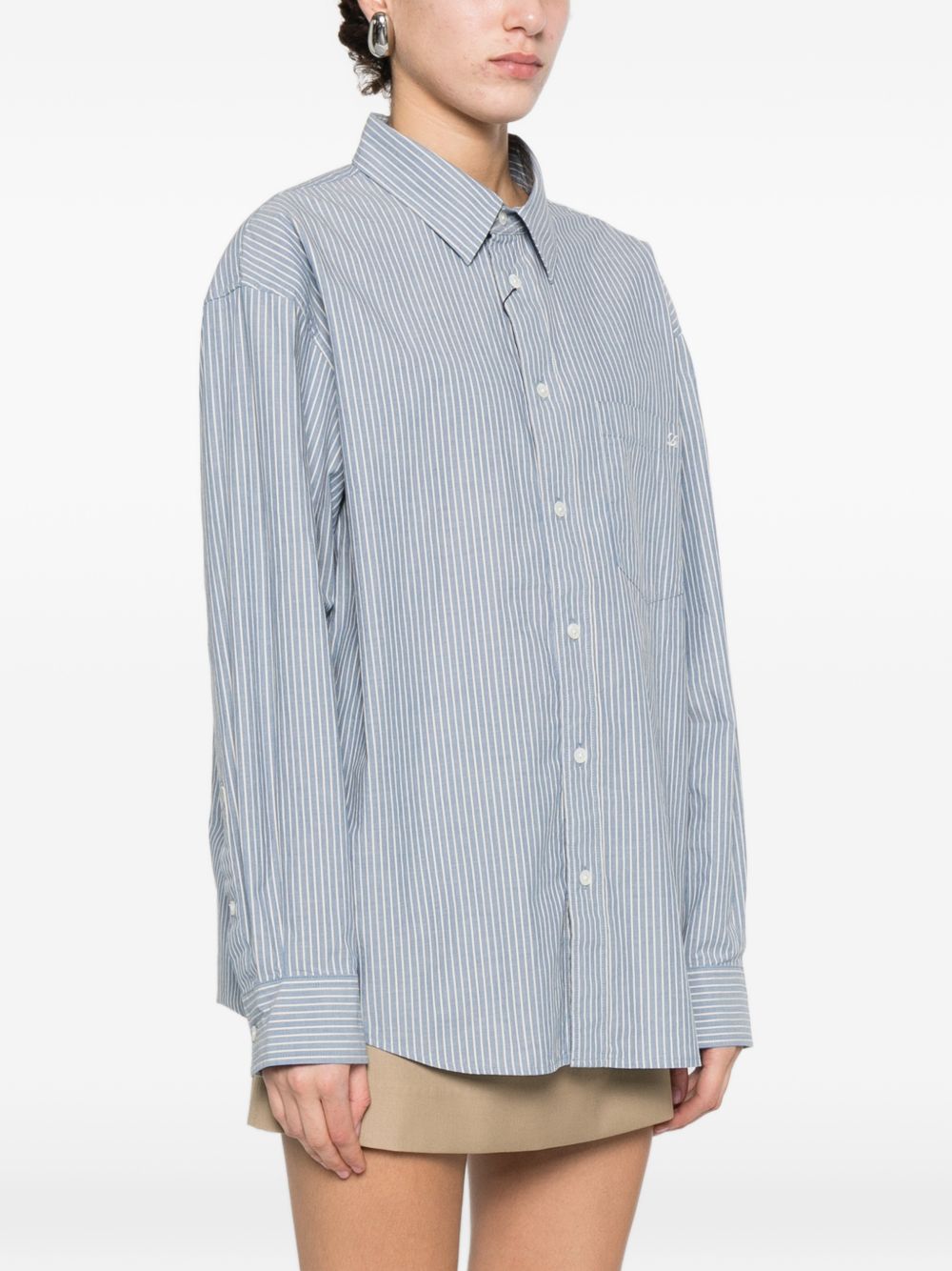 Dunst Dunst Striped cotton shirt