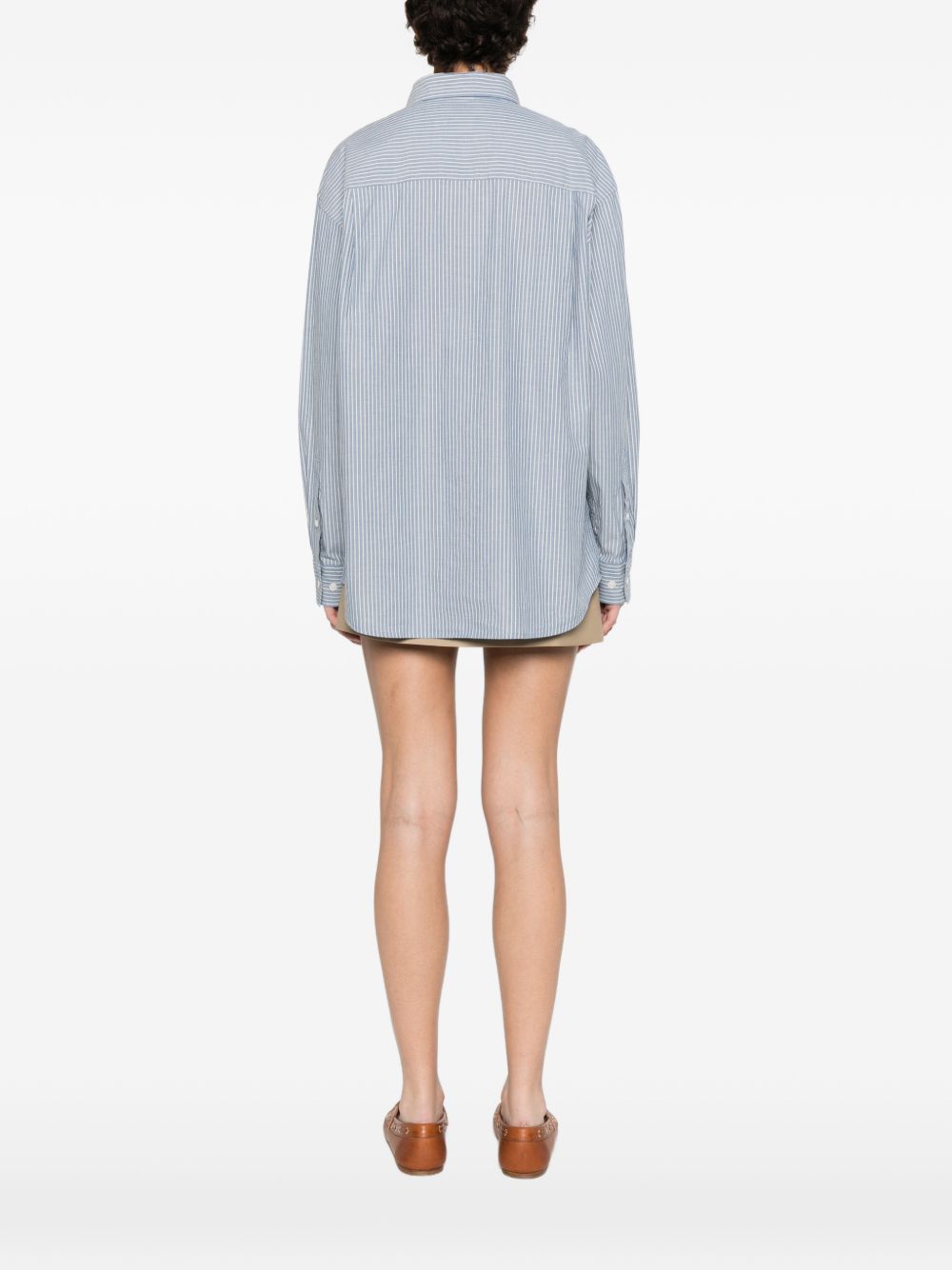Dunst Dunst Striped cotton shirt