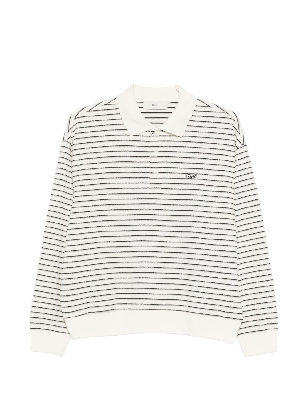 Dunst Dunst Striped cotton polo shirt