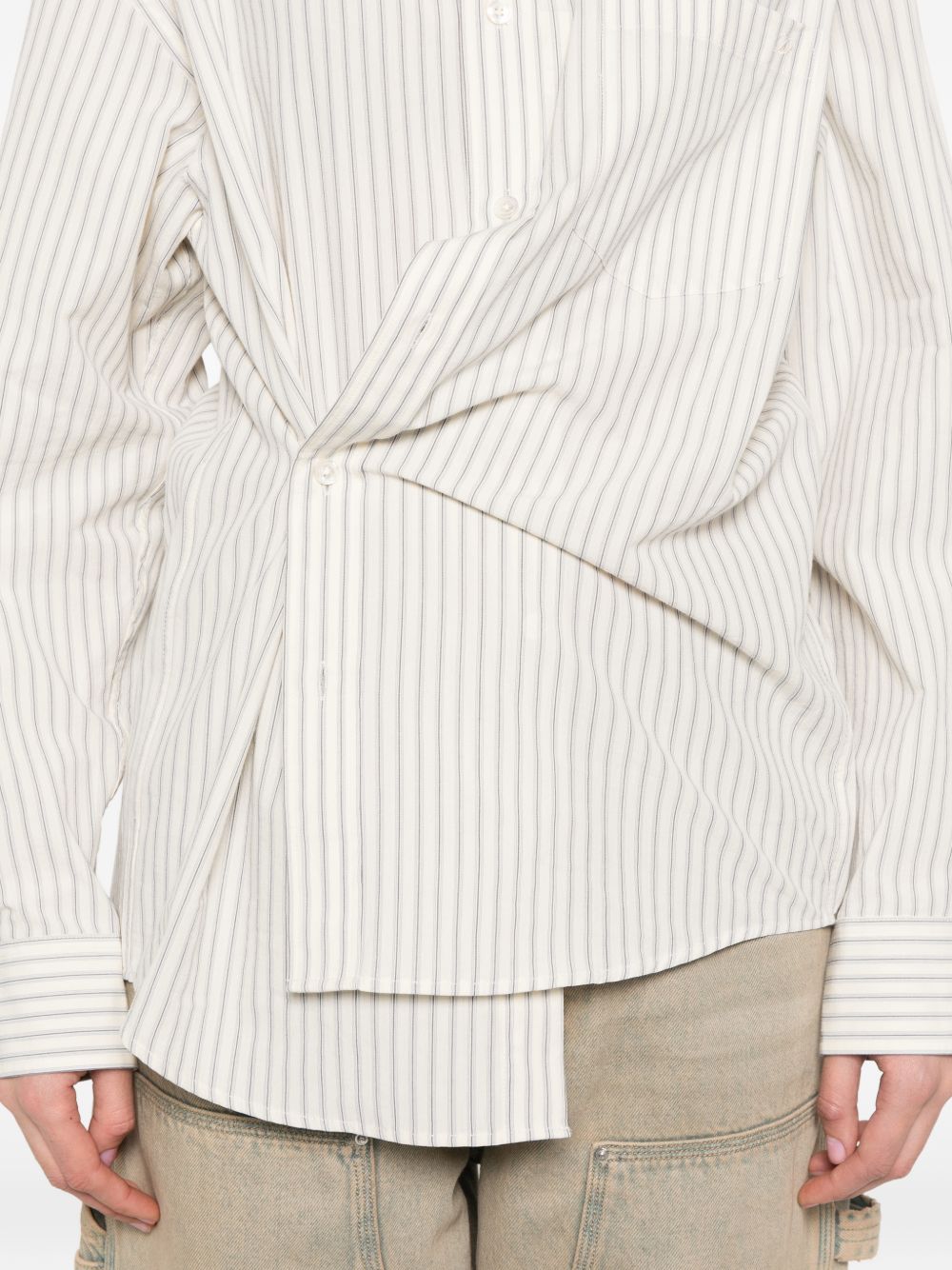 Dunst Dunst Striped cotton shirt