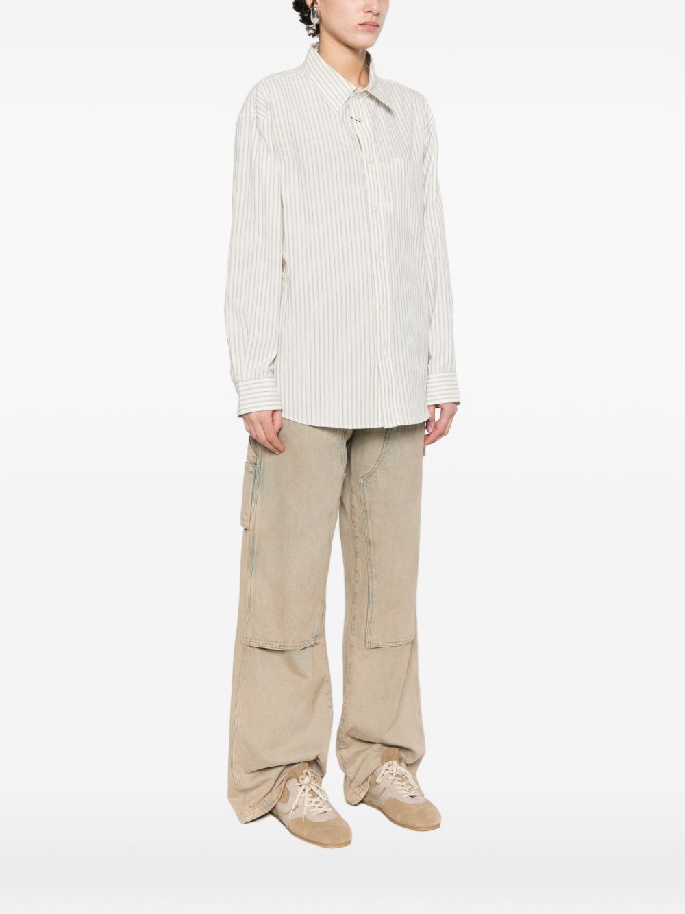 Dunst Dunst Striped cotton shirt