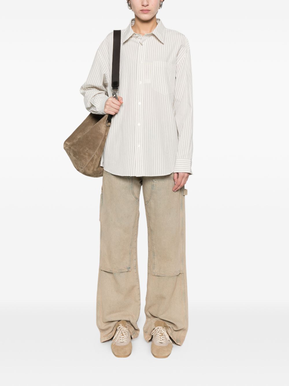 Dunst Dunst Striped cotton shirt