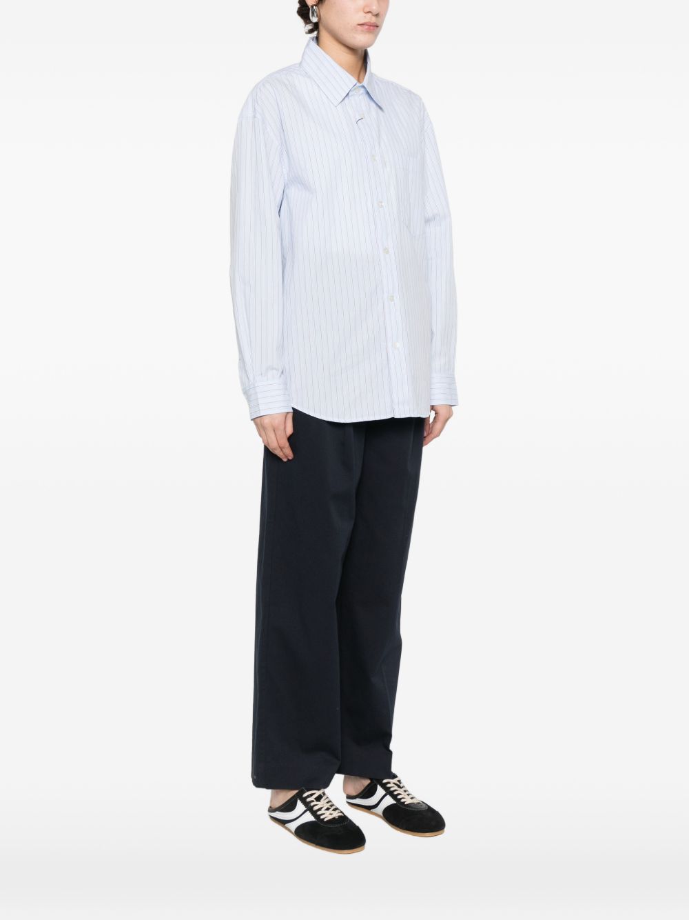 Dunst Dunst Striped cotton shirt