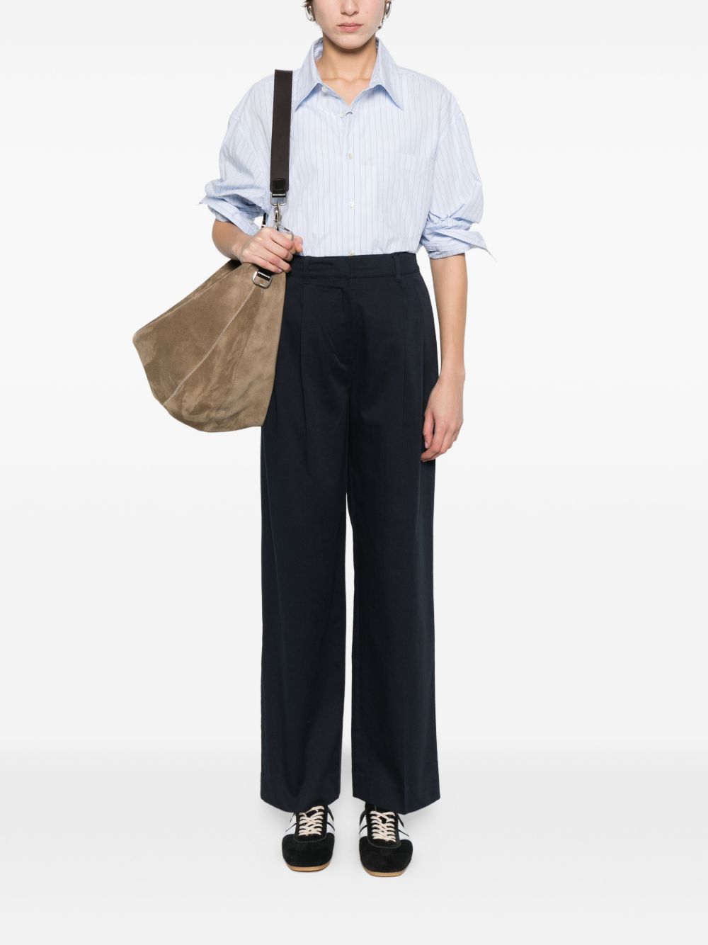 Dunst Dunst Striped cotton shirt