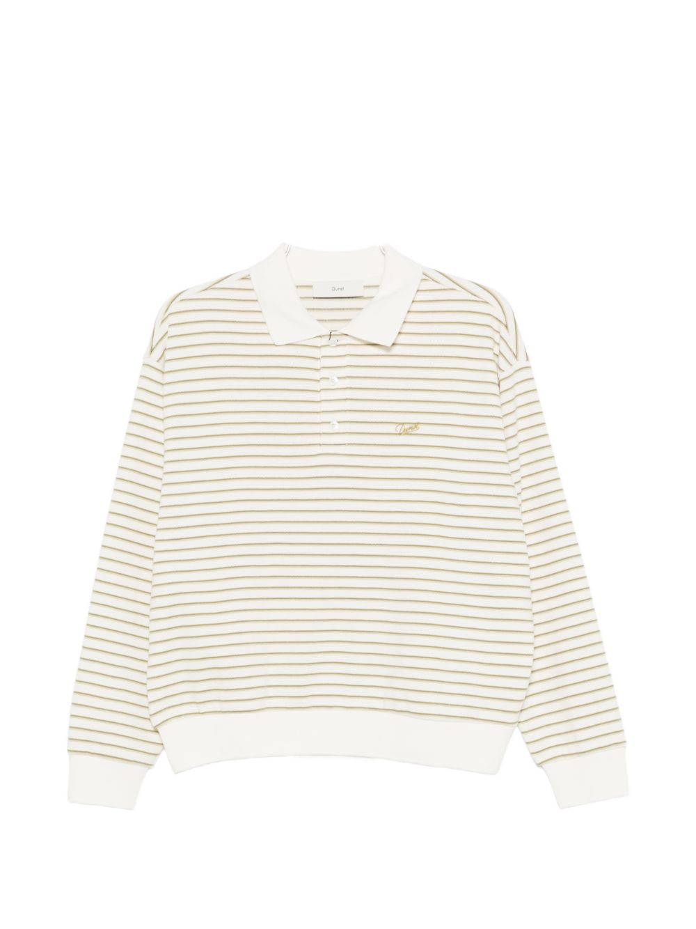 Dunst Dunst Striped cotton polo shirt