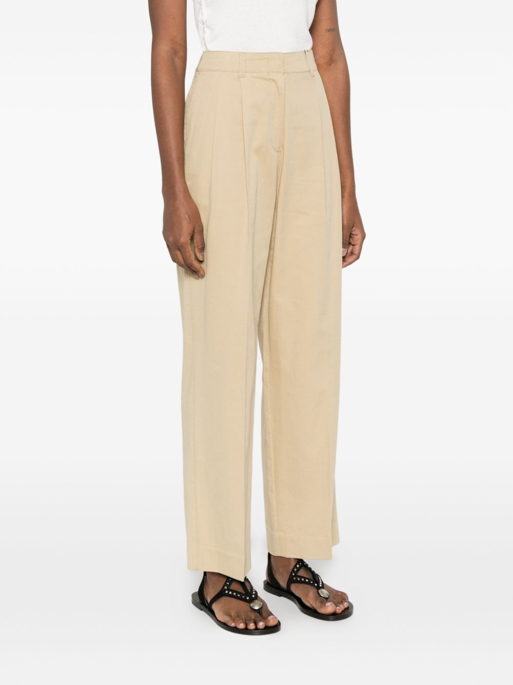 Dunst Dunst Cotton blend chino trousers