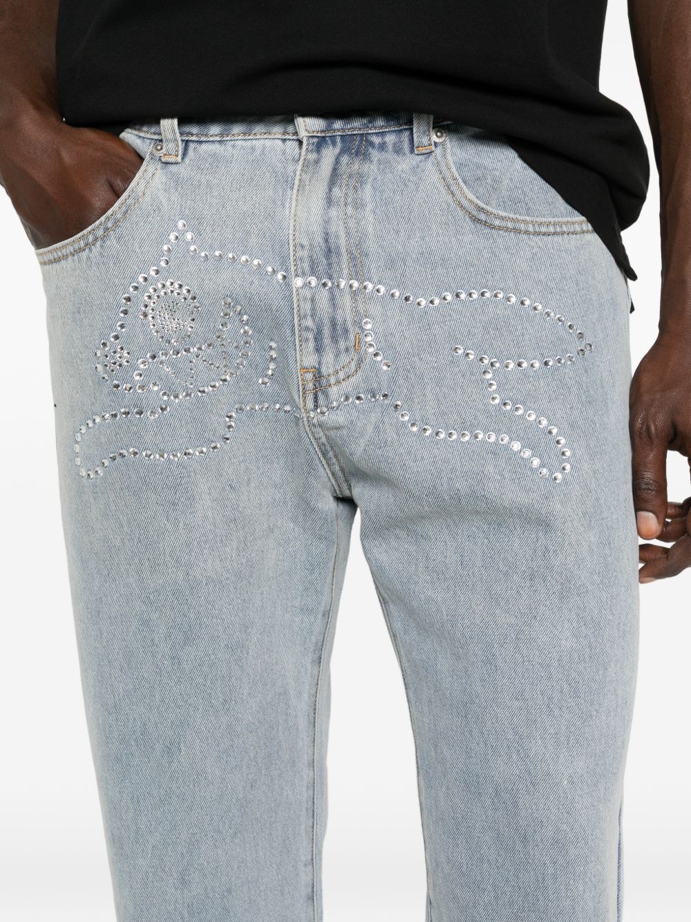 Icecream Icecream Crystal Running Dog denim jeans