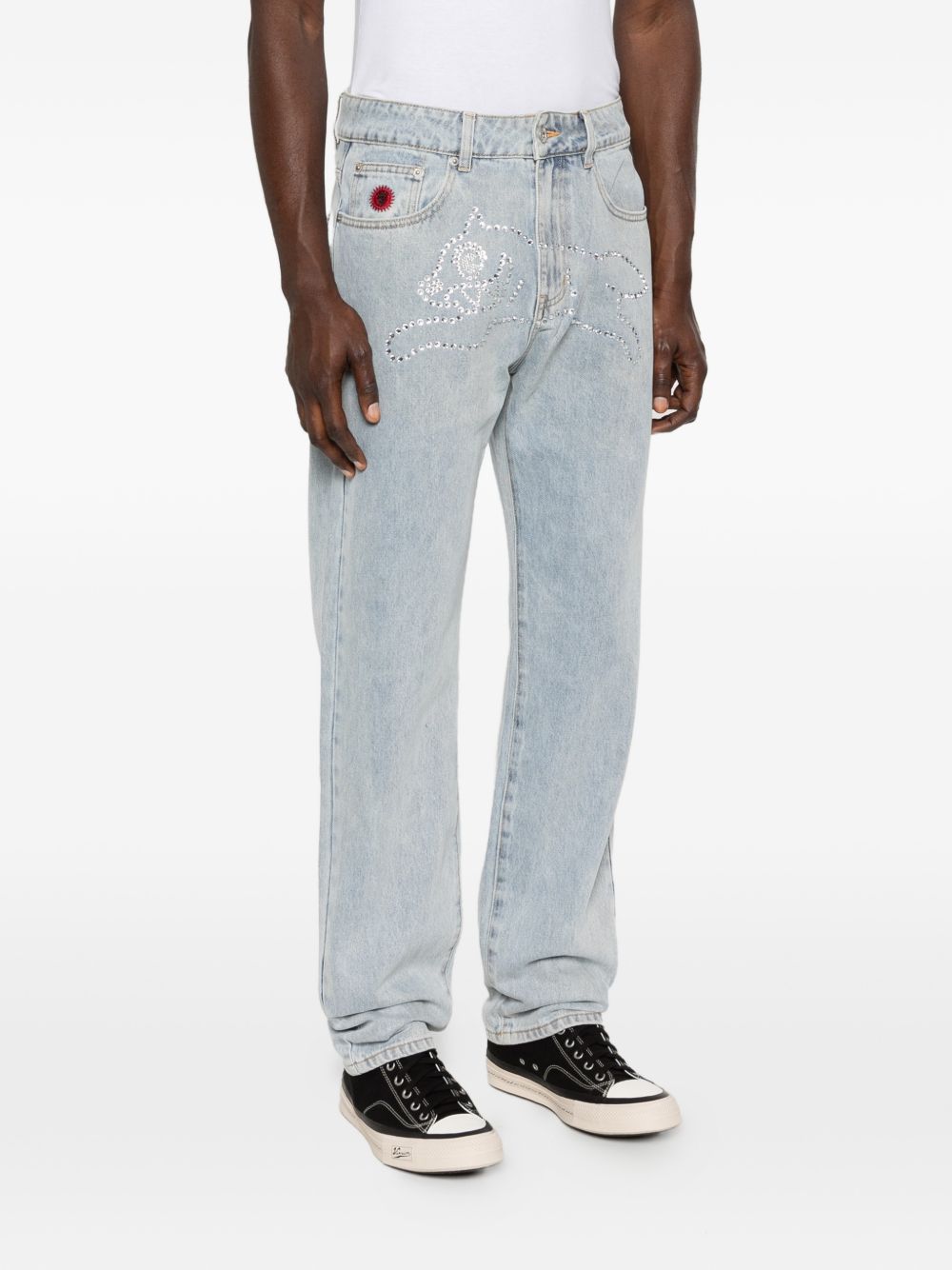 Icecream Icecream Crystal Running Dog denim jeans