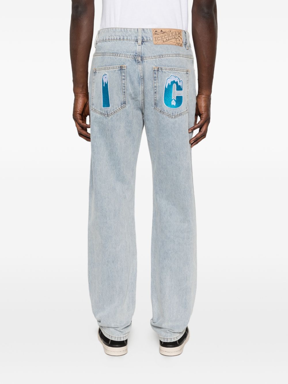Icecream Icecream Crystal Running Dog denim jeans