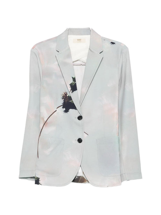 SISSIOTTOSTYLE Sissiottostyle Printed single-breasted blazer jacket