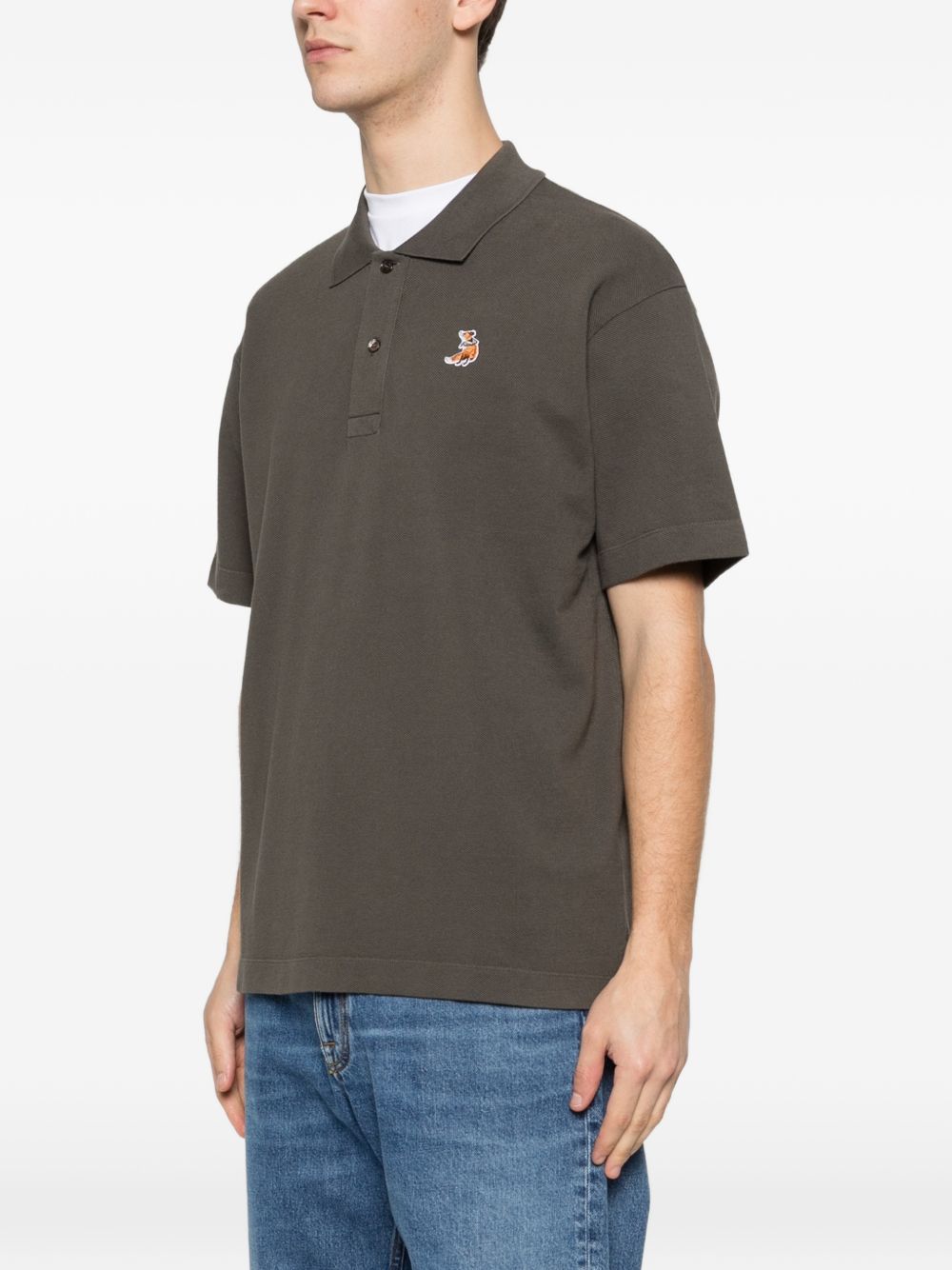 Maison Kitsuné Maison Kitsuné Dreaming Fox comfort polo shirt