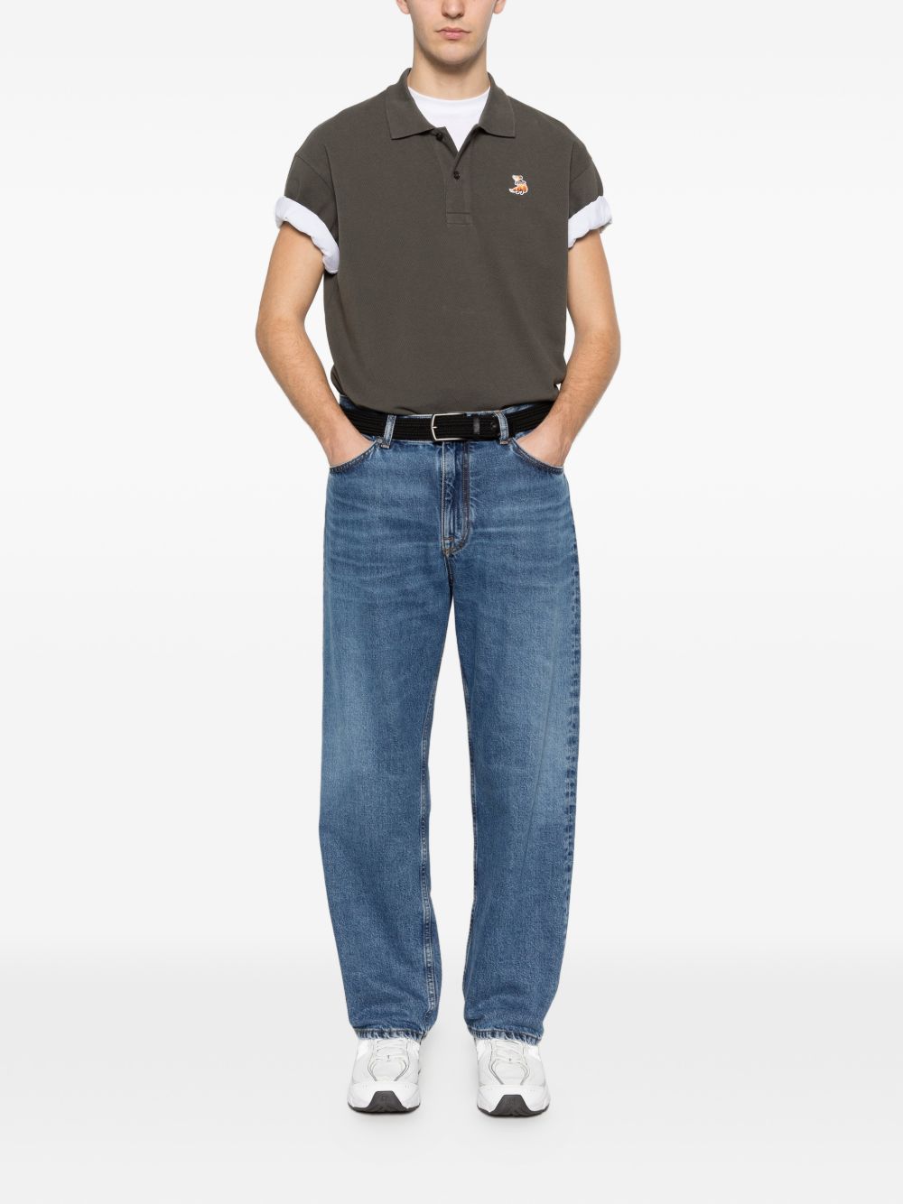 Maison Kitsuné Maison Kitsuné Dreaming Fox comfort polo shirt